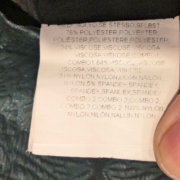 Leifsdottir Anthropologist zip blooms sheath floral green formal mini dress sz 4 - Picture 9 of 10